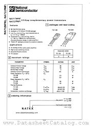 NA71 datasheet pdf National Semiconductor