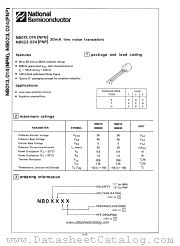 NB014 datasheet pdf National Semiconductor