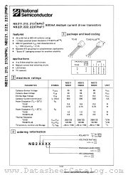 NB213 datasheet pdf National Semiconductor