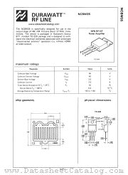 NCBW35 datasheet pdf National Semiconductor