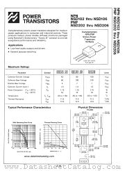 NSD203 datasheet pdf National Semiconductor