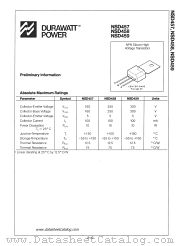NSD459 datasheet pdf National Semiconductor