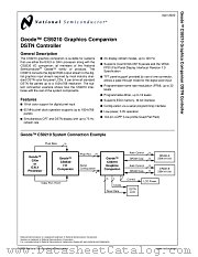 CS9210 datasheet pdf National Semiconductor