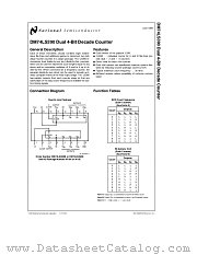 DM74LS390 datasheet pdf National Semiconductor