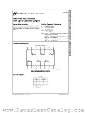 DM74S05 datasheet pdf National Semiconductor