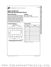DM74145 datasheet pdf National Semiconductor