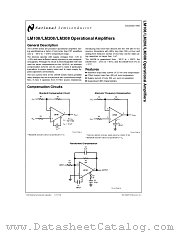 LM308 datasheet pdf National Semiconductor