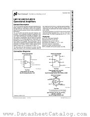 LM118 datasheet pdf National Semiconductor