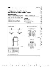 54ACT109 datasheet pdf National Semiconductor