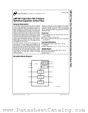LMF380 datasheet pdf National Semiconductor