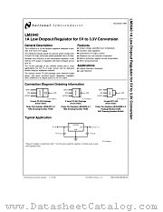 LM3940 datasheet pdf National Semiconductor