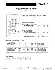 2SA811 datasheet pdf NEC