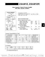 2SA812R datasheet pdf NEC