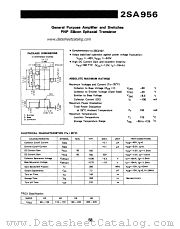 2SA956 datasheet pdf NEC