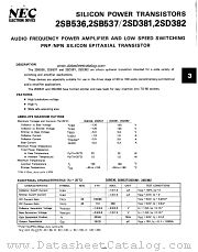 2SB536 datasheet pdf NEC