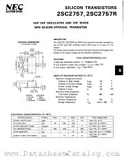 2SC2757 datasheet pdf NEC