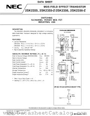 2SK2356 datasheet pdf NEC