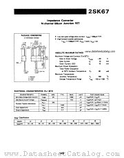 2SK67 datasheet pdf NEC