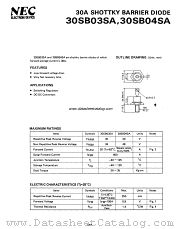 30SB04SA datasheet pdf NEC