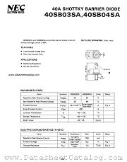 40SB04SA datasheet pdf NEC