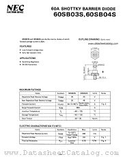 60SB03S datasheet pdf NEC