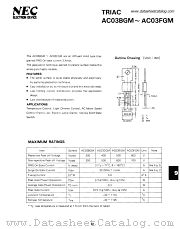 AC03BGM datasheet pdf NEC