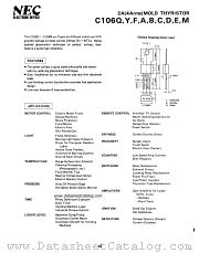 C106A datasheet pdf NEC