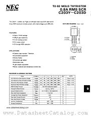 C203YY datasheet pdf NEC