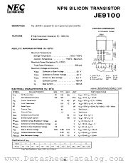 JE9100 datasheet pdf NEC