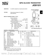 JE9101 datasheet pdf NEC