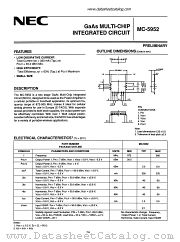 MC-5952 datasheet pdf NEC