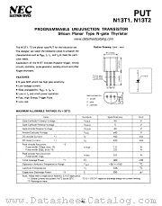 N13T1 datasheet pdf NEC