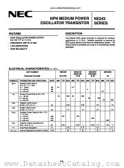 NE24300 datasheet pdf NEC