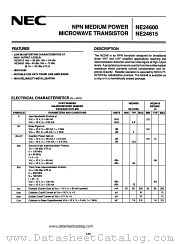 NE24615 datasheet pdf NEC