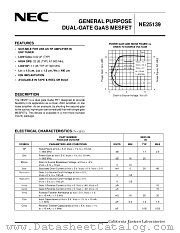 NE25139U72 datasheet pdf NEC