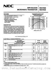NE57800 datasheet pdf NEC