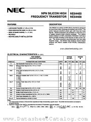 NE64408 datasheet pdf NEC