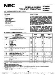 NE64500 datasheet pdf NEC