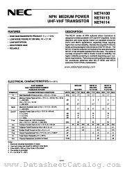 2SC1365 datasheet pdf NEC