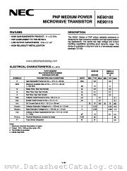 NE90100 datasheet pdf NEC