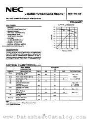 NES1818-20B datasheet pdf NEC