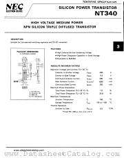 NT340 datasheet pdf NEC