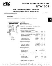 NTA1008 datasheet pdf NEC