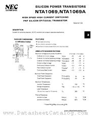 NTA1069A datasheet pdf NEC