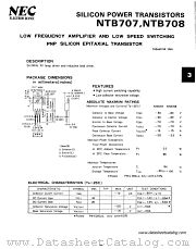 NTB708 datasheet pdf NEC