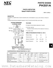 PH201A datasheet pdf NEC