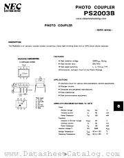 PS2003B datasheet pdf NEC