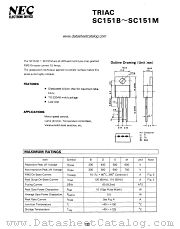 SC151E datasheet pdf NEC