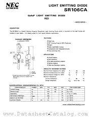 SR106CA datasheet pdf NEC