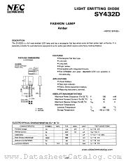 SY432D datasheet pdf NEC